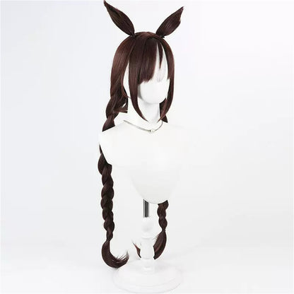 【In Stock】Game Umamusume:Pretty Derby Cosplay Hokko Tarumae ホッコータルマエ Cosplay Wig With Ears and Tail