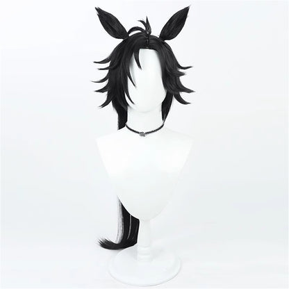 【In Stock】Game Umamusume:Pretty Derby Cosplay エアシャカール Air Shakur Cosplay Wig With Ears and Tail