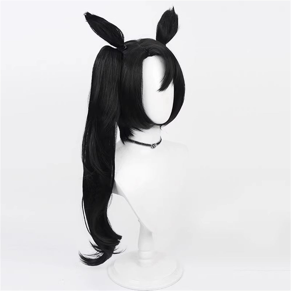 【In Stock】Game Umamusume:Pretty Derby Cosplay サトノクラウン Satono Crown Cosplay Wig With Ears and Tail