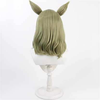 【In Stock】Game Umamusume:Pretty Derby Cosplay エアメサイア Inherited Hope Cosplay Wig With Ears and Tail