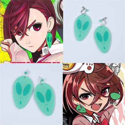 【In Stock】MiukoCosplay Anime Dandadan Cosplay Momo Ayase Ear Rings Accessary Cosplay Prop