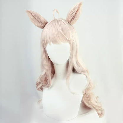 【In Stock】Game Umamusume:Pretty Derby Cosplay ビワハヤヒデ Biwa Hayahide Cosplay Wig With Ears and Tail