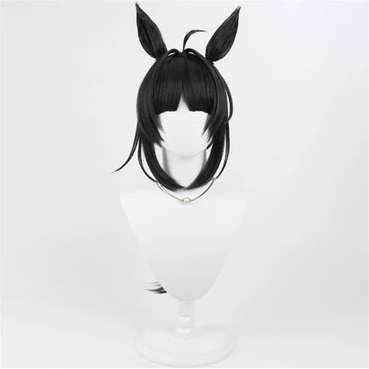【In Stock】Game Umamusume:Pretty Derby Cosplay Logotype Cosplay Wig With Ears and Tail