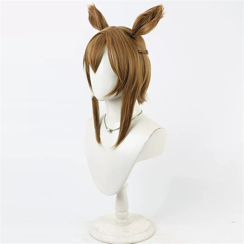 【In Stock】Game Umamusume:Pretty Derby Cosplay Over the Ocean シュヴァルグラン Cheval Grand Cosplay Wig With Ears and Tail
