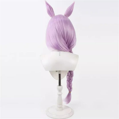 【In Stock】Game Umamusume:Pretty Derby Cosplay ムーンライトルナシー Moonlight Lunacy Cosplay Wig With Ears and Tail