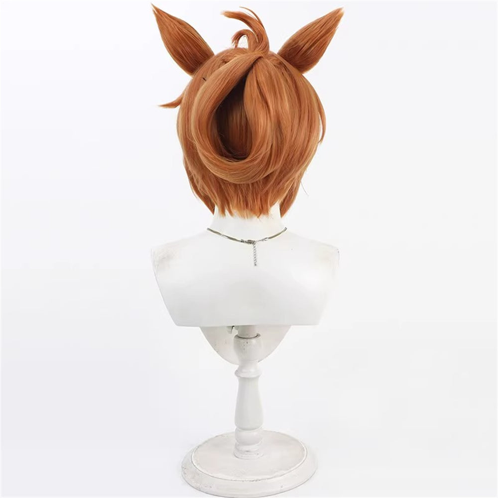 【In Stock】Game Umamusume:Pretty Derby Cosplay フリオーソ Furioso Cosplay Wig With Ears and Tail