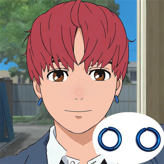 【In Stock】MiukoCosplay Anime Dandadan Cosplay Jin Enjoji Ear Rings Accessary Cosplay Prop