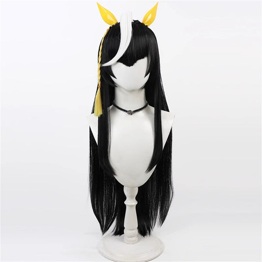 【In Stock】Game Umamusume:Pretty Derby Cosplay カルストンライトオ Calstone Light O Cosplay Wig With Ears and Tail