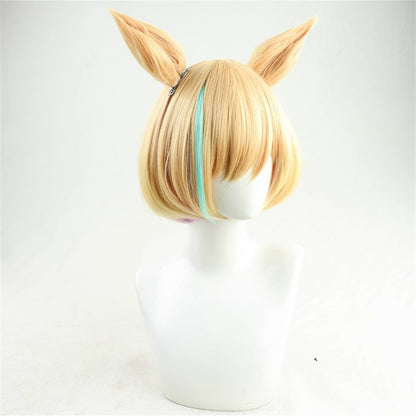 【In Stock】Game Umamusume:Pretty Derby Cosplay リトルココン Little Cocon Cosplay Wig With Ears and Tail