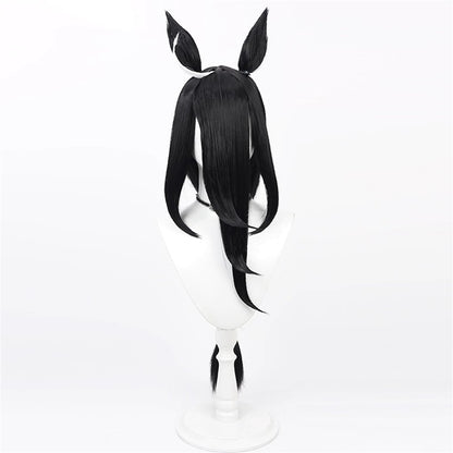 【In Stock】Game Umamusume:Pretty Derby Cosplay マンハッタンカフェ Manhattan Cafe Cosplay Wig With Ears and Tail