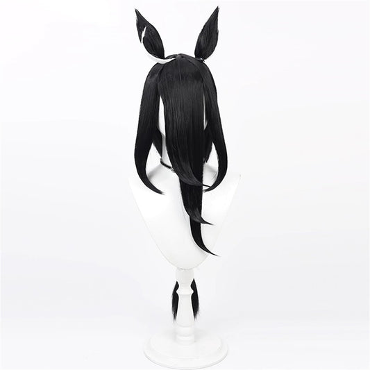 【In Stock】Game Umamusume:Pretty Derby Cosplay マンハッタンカフェ Manhattan Cafe Cosplay Wig With Ears and Tail