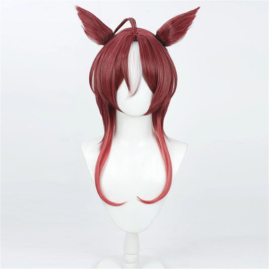 【In Stock】Game Umamusume:Pretty Derby Cosplay ダーレーアラビアン Darley Arabian Cosplay Wig With Ears and Tail