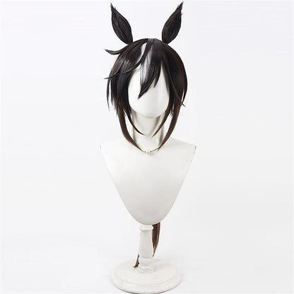 【In Stock】Game Umamusume:Pretty Derby Cosplay ステイゴールド Stay Gold Cosplay Wig With Ears and Tail