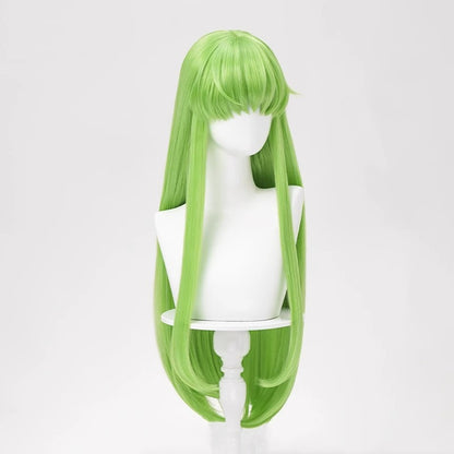 【In Stock】Anime Code Geass Cosplay C.C. シーツー Shītsū Cosplay Wig