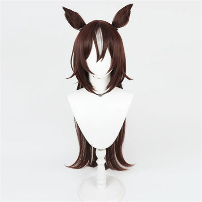 【In Stock】Game Umamusume:Pretty Derby Cosplay シリウスシンボリ Sirius Symboli Cosplay Wig With Ears and Tail