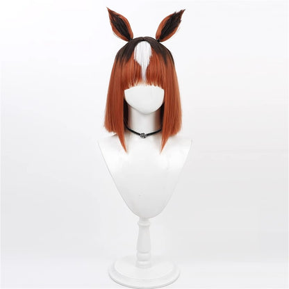 【In Stock】Game Umamusume:Pretty Derby Cosplay トランセンド Transcend Cosplay Wig With Ears and Tail