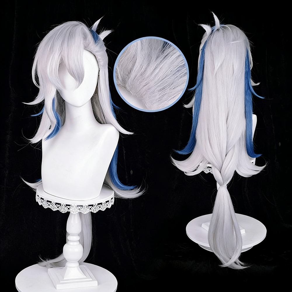 【In Stock】Game Genshin Impact Cosplay Neuvillette: Melusent Gift Cosplay Wig