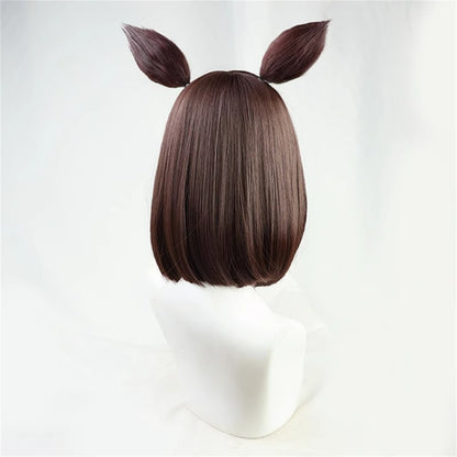 【In Stock】Game Umamusume:Pretty Derby Cosplay Air Groove エアグルーヴ Cosplay Wig With Ears and Tail