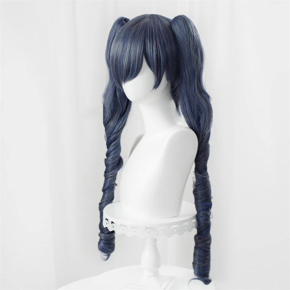 【In Stock】Anime Black Butler Cosplay Female Ciel Phantomhive Cosplay Wig Long Hair
