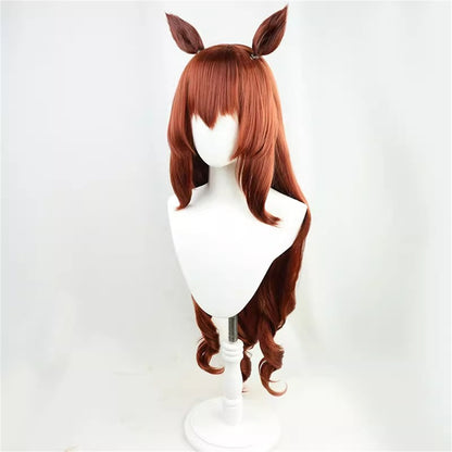 【In Stock】Game Umamusume:Pretty Derby Cosplay マルゼンスキー Maruzensky Cosplay Wig With Ears and Tail