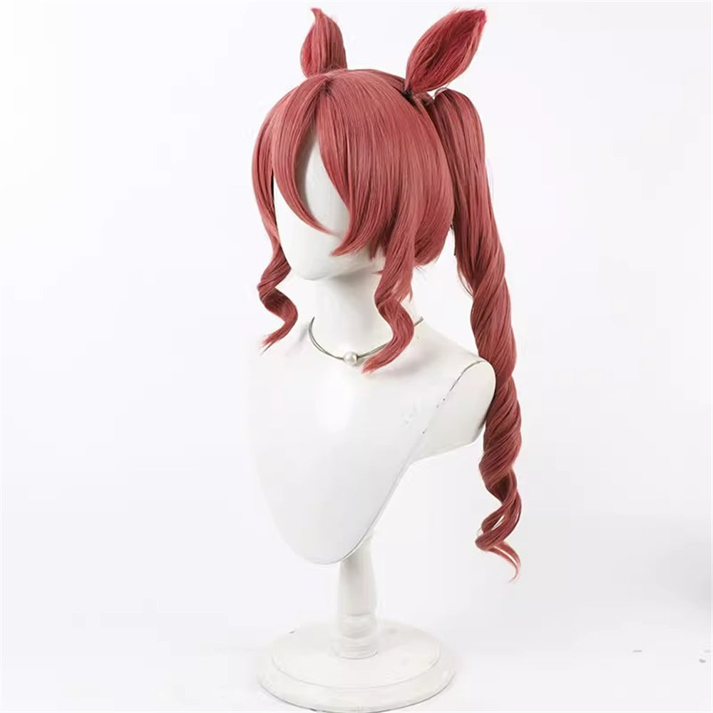 【In Stock】Game Umamusume:Pretty Derby Cosplay ノルンエース Norn Ace Cosplay Wig With Ears and Tail