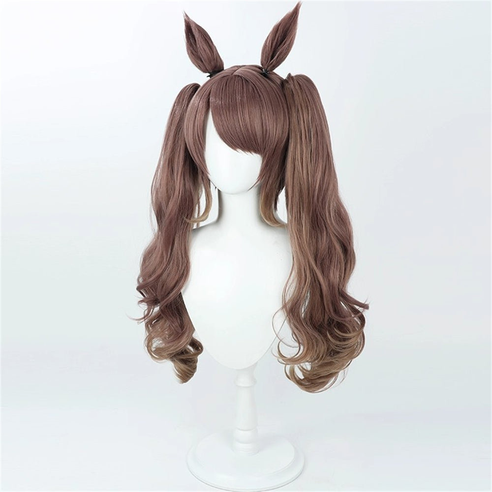 【In Stock】Game Umamusume:Pretty Derby Cosplay トーセンジョーダン Tosen Jordan Cosplay Wig With Ears and Tail