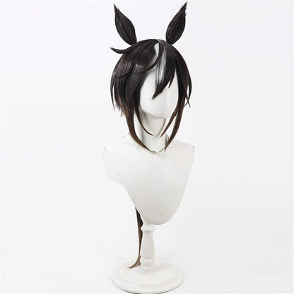【In Stock】Game Umamusume:Pretty Derby Cosplay ステイゴールド Stay Gold Cosplay Wig With Ears and Tail