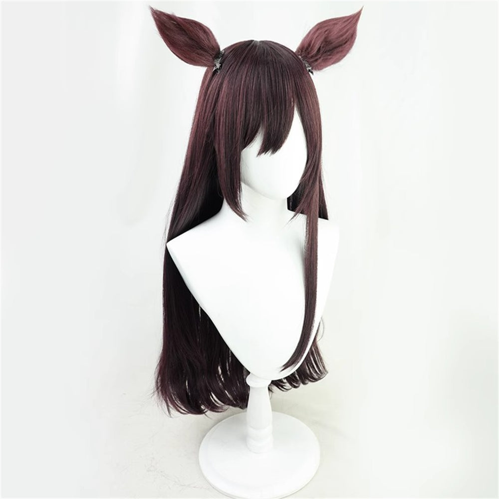 【In Stock】Game Umamusume:Pretty Derby Cosplay メジロドーベル Mejiro Dober Cosplay Wig With Ears and Tail