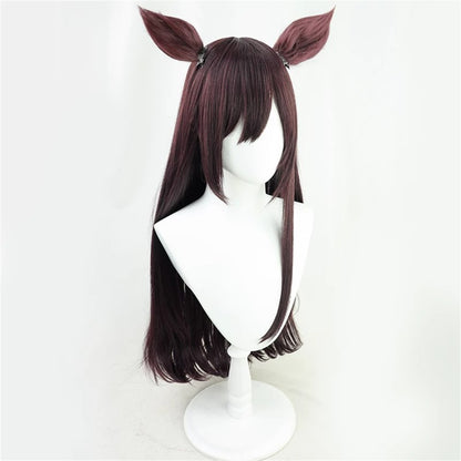 【In Stock】Game Umamusume:Pretty Derby Cosplay メジロドーベル Mejiro Dober Cosplay Wig With Ears and Tail