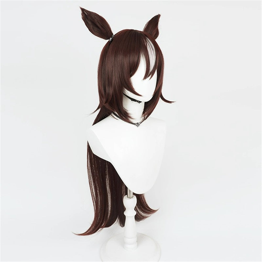【In Stock】Game Umamusume:Pretty Derby Cosplay シリウスシンボリ Sirius Symboli Cosplay Wig With Ears and Tail