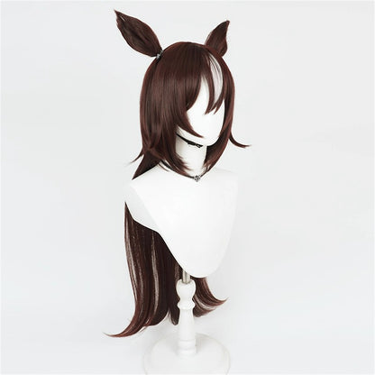 【In Stock】Game Umamusume:Pretty Derby Cosplay シリウスシンボリ Sirius Symboli Cosplay Wig With Ears and Tail
