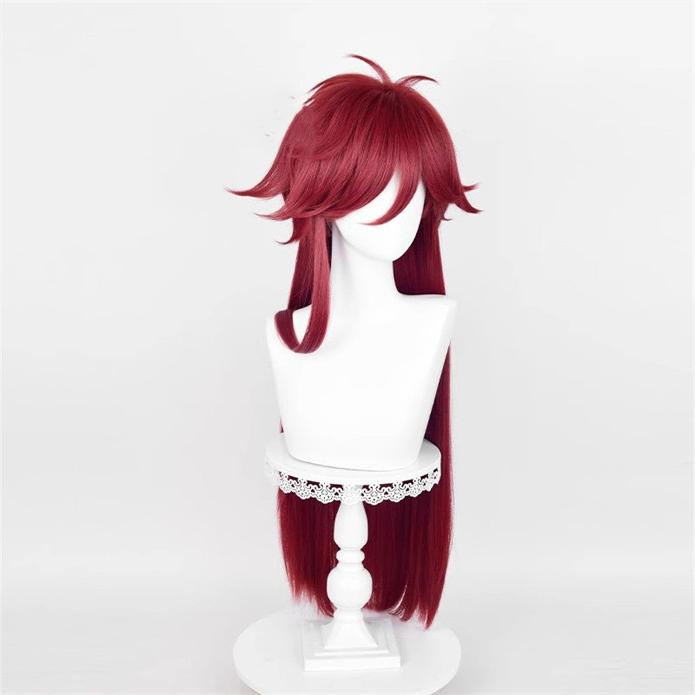 【In Stock】Anime Black Butler Cosplay グレル・サトクリフ Grell Sutcliff Cosplay Wig