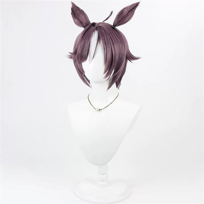 【In Stock】Game Umamusume:Pretty Derby Cosplay ビリーヴ Believe Cosplay Wig With Ears and Tail