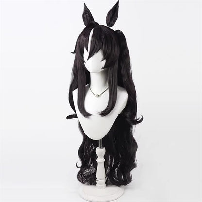 【In Stock】Game Umamusume:Pretty Derby Cosplay Swimwear ヴィブロス Vivlos Cosplay Wig With Ears and Tail
