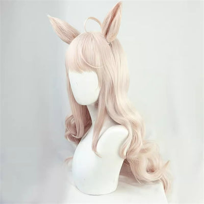 【In Stock】Game Umamusume:Pretty Derby Cosplay ビワハヤヒデ Biwa Hayahide Cosplay Wig With Ears and Tail