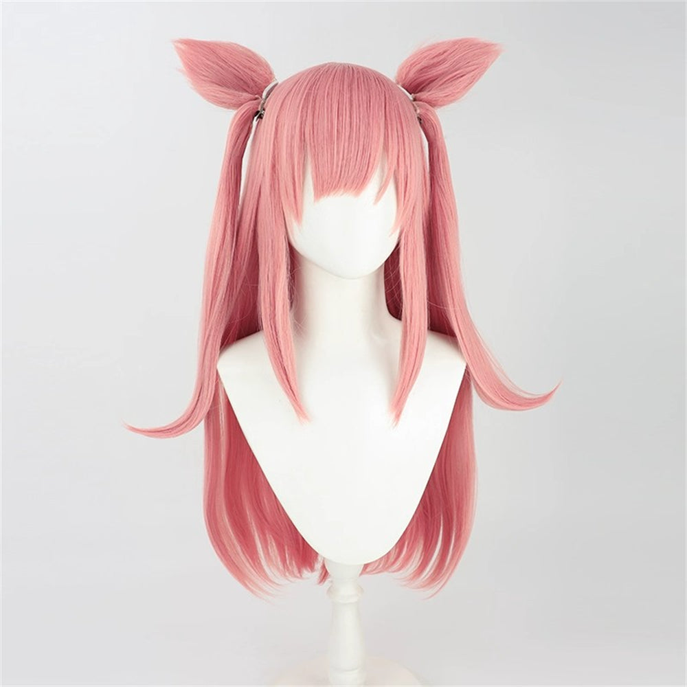 【In Stock】Game Umamusume:Pretty Derby Cosplay アグネスデジタル Agnes Digital Cosplay Wig With Ears and Tail