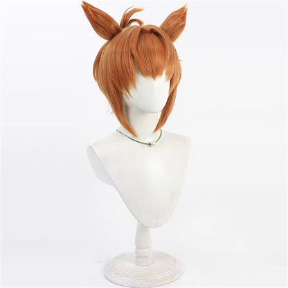 【In Stock】Game Umamusume:Pretty Derby Cosplay フリオーソ Furioso Cosplay Wig With Ears and Tail