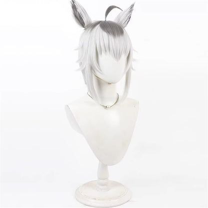 【In Stock】Game Umamusume:Pretty Derby Cosplay Cinderella Gray (manga) Cosplay Wig With Ears and Tail