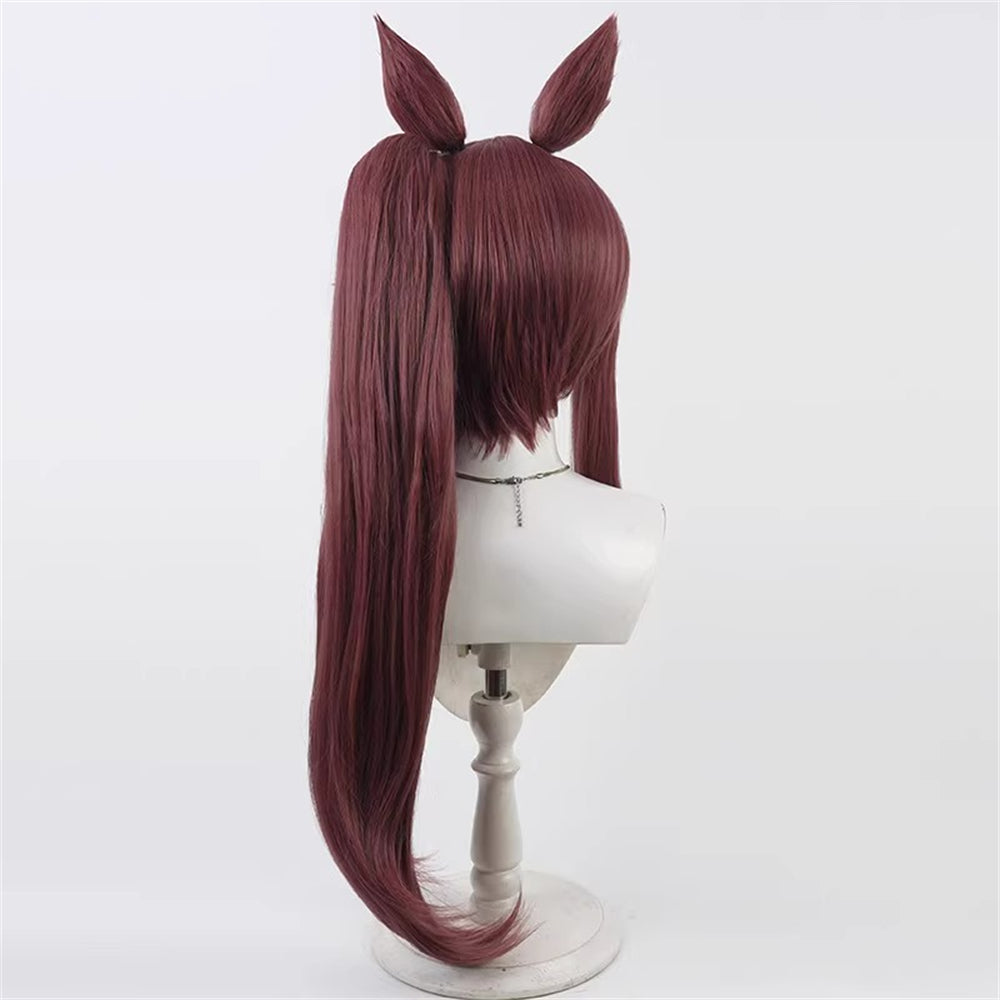 【In Stock】Game Umamusume:Pretty Derby Cosplay ラッキーライラック Lucky Lilac Cosplay Wig With Ears and Tail