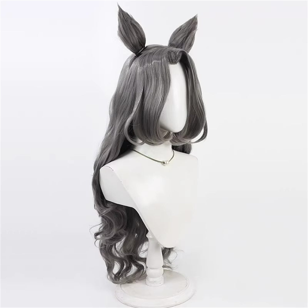 【In Stock】Game Umamusume:Pretty Derby Cosplay セントライト Saint Lite Cosplay Wig With Ears and Tail