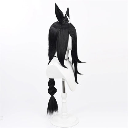 【In Stock】Game Umamusume:Pretty Derby Cosplay マンハッタンカフェ Manhattan Cafe Cosplay Wig With Ears and Tail