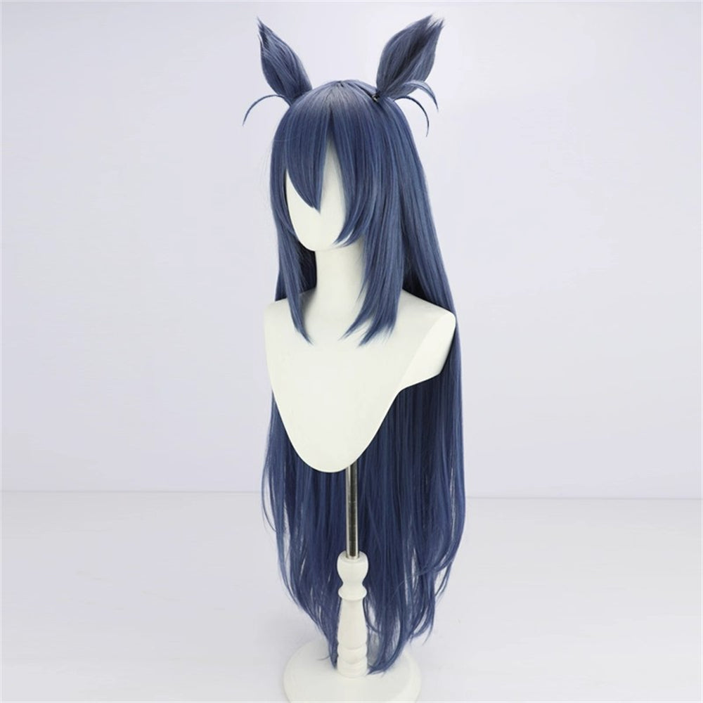 【In Stock】Game Umamusume:Pretty Derby Cosplay ヒシアマゾン Hishi Amazon Cosplay Wig With Ears and Tail