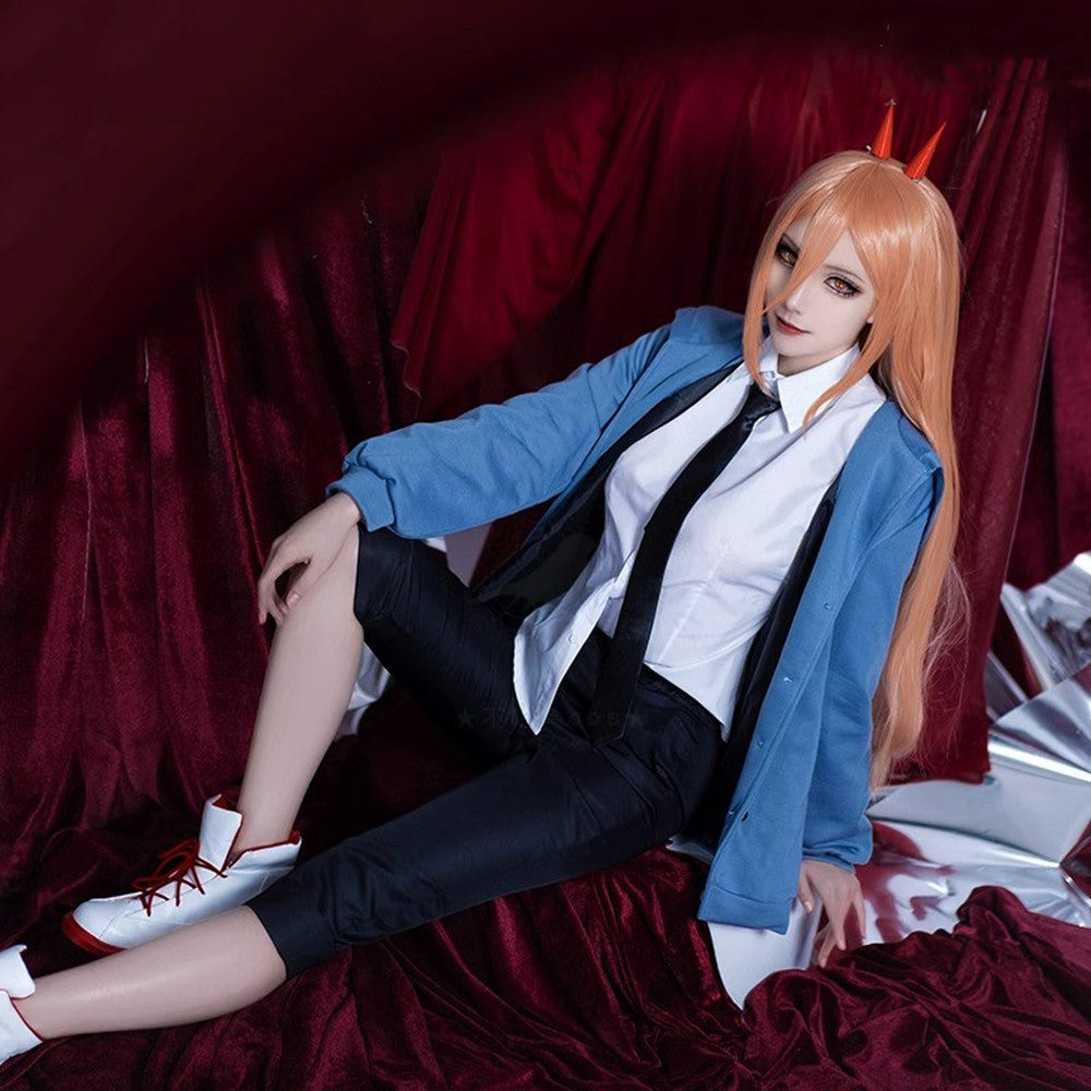 【In Stock】Anime Chainsaw Man Cosplay Power Cosplay Costume - Cosplay Costumes