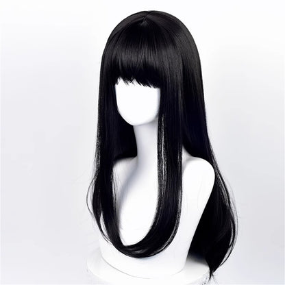 【In Stock】Anime Chainsaw Man Cosplay Asa Mitaka Cosplay Wig