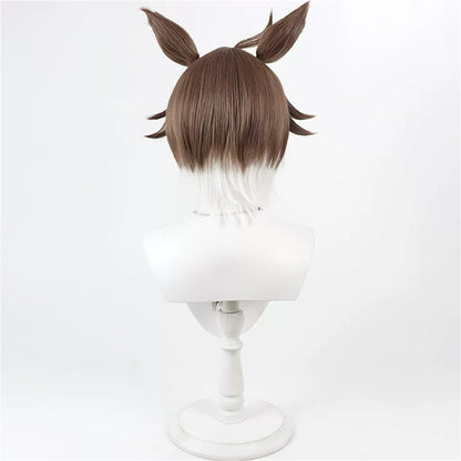 【In Stock】Game Umamusume:Pretty Derby Cosplay Rulership Cosplay Wig With Ears and Tail
