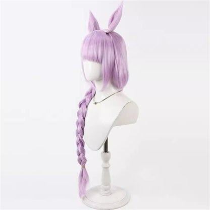 【In Stock】Game Umamusume:Pretty Derby Cosplay ムーンライトルナシー Moonlight Lunacy Cosplay Wig With Ears and Tail