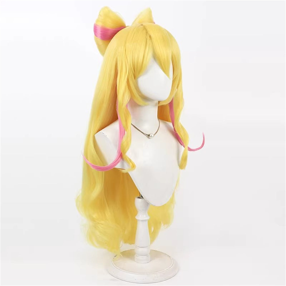 【In Stock】Anime Kimi to Idol Pretty Cure キミとアイドルプリキュア Cosplay Sakura Uta さくら うた Cure Idol キュアアイドル Cosplay Wig