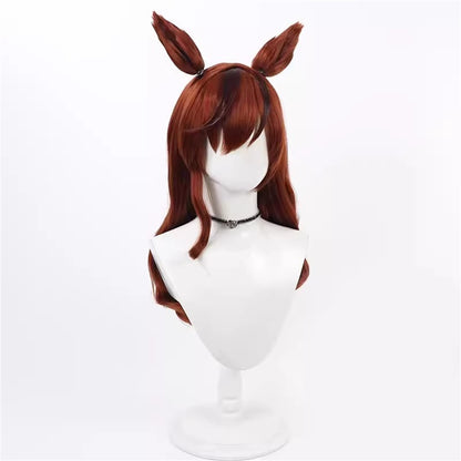 【In Stock】Game Umamusume:Pretty Derby Cosplay ナイスネイチャ Nice Nature Cosplay Wig With Ears and Tail