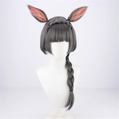 【In Stock】Game Umamusume:Pretty Derby Cosplay ゼンノロブロイ Zenno Rob Roy Cosplay Wig With Ears and Tail