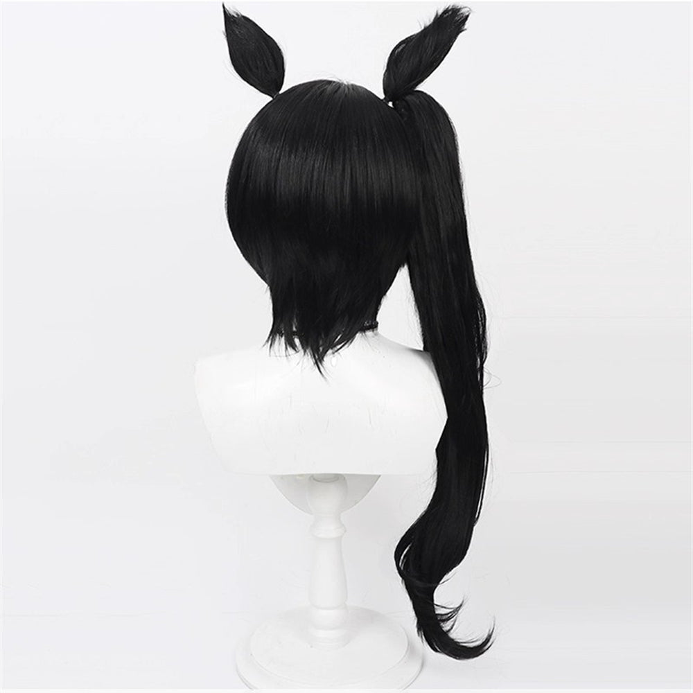 【In Stock】Game Umamusume:Pretty Derby Cosplay サトノクラウン Satono Crown Cosplay Wig With Ears and Tail